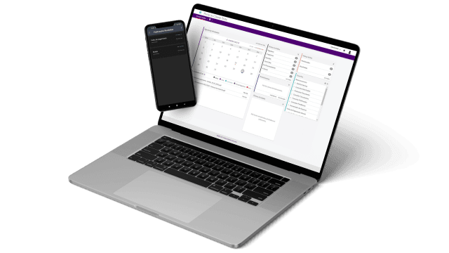 interface do módulo Relacionamento aberta em um notebook